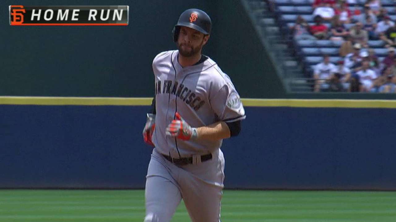 Belt's solo shot to right field