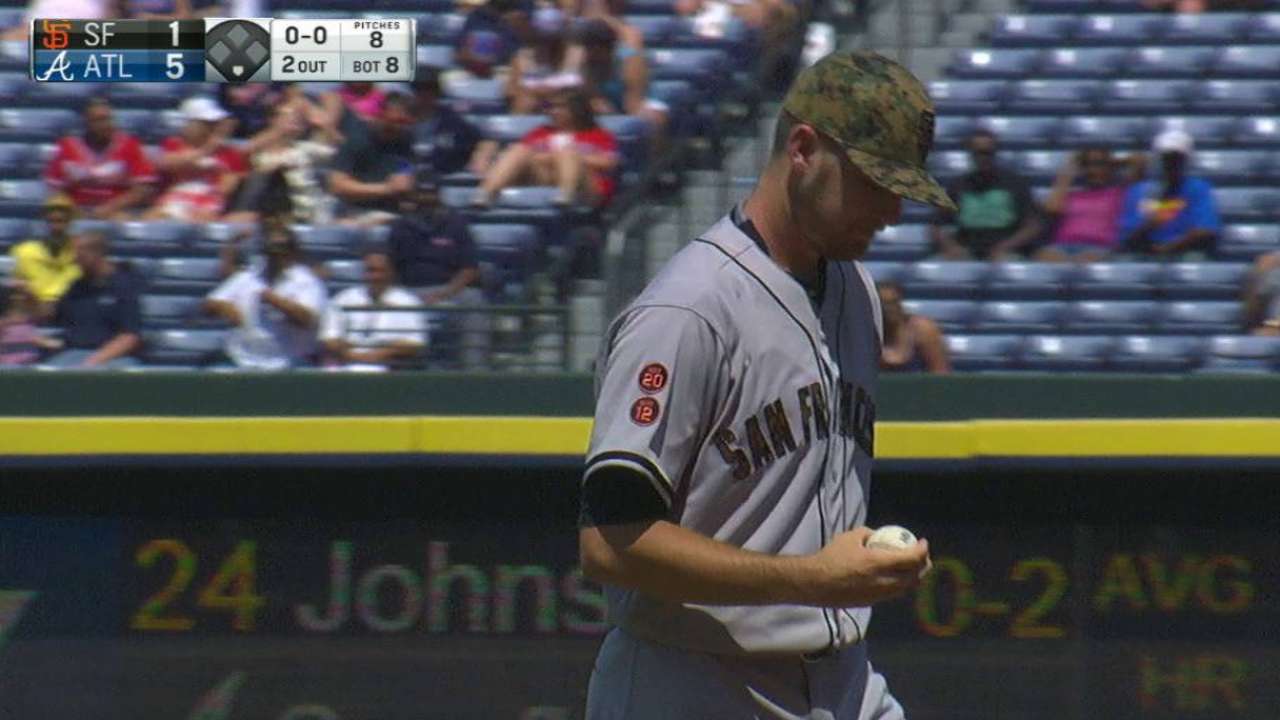Stratton's Major League debut