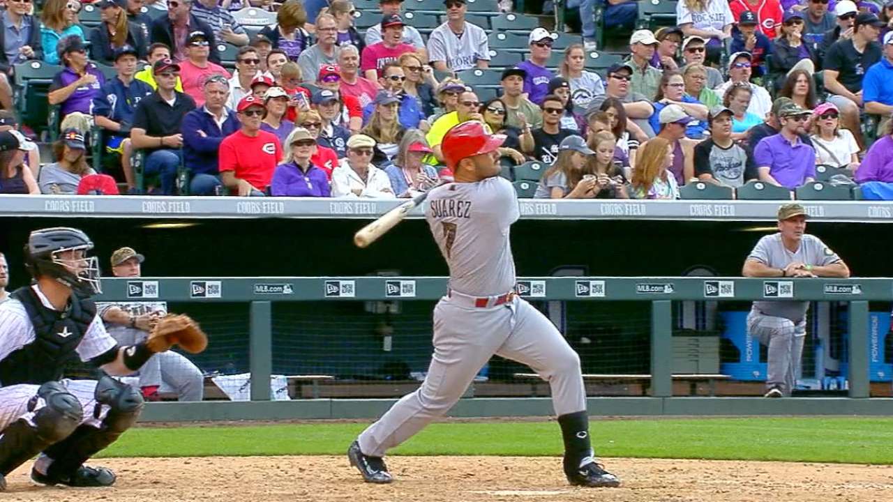 Reds rip 5 HRs, outslug Rockies at Coors