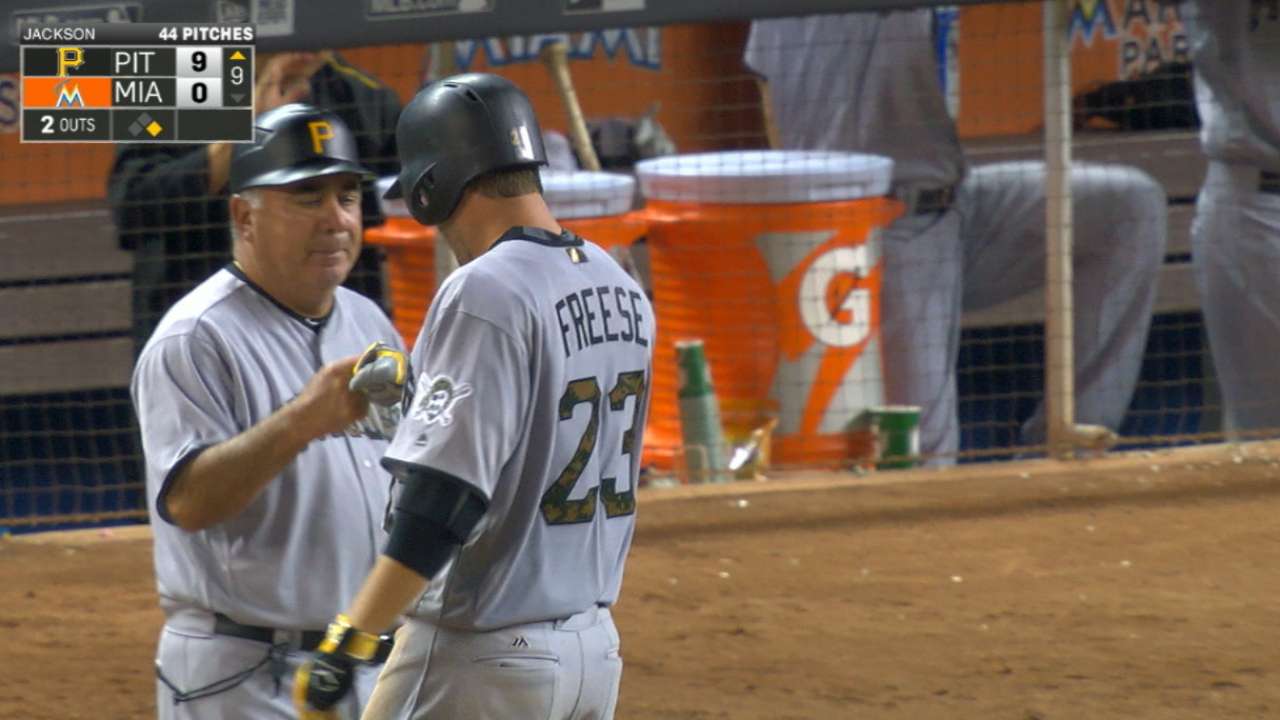 Freese's four-hit game