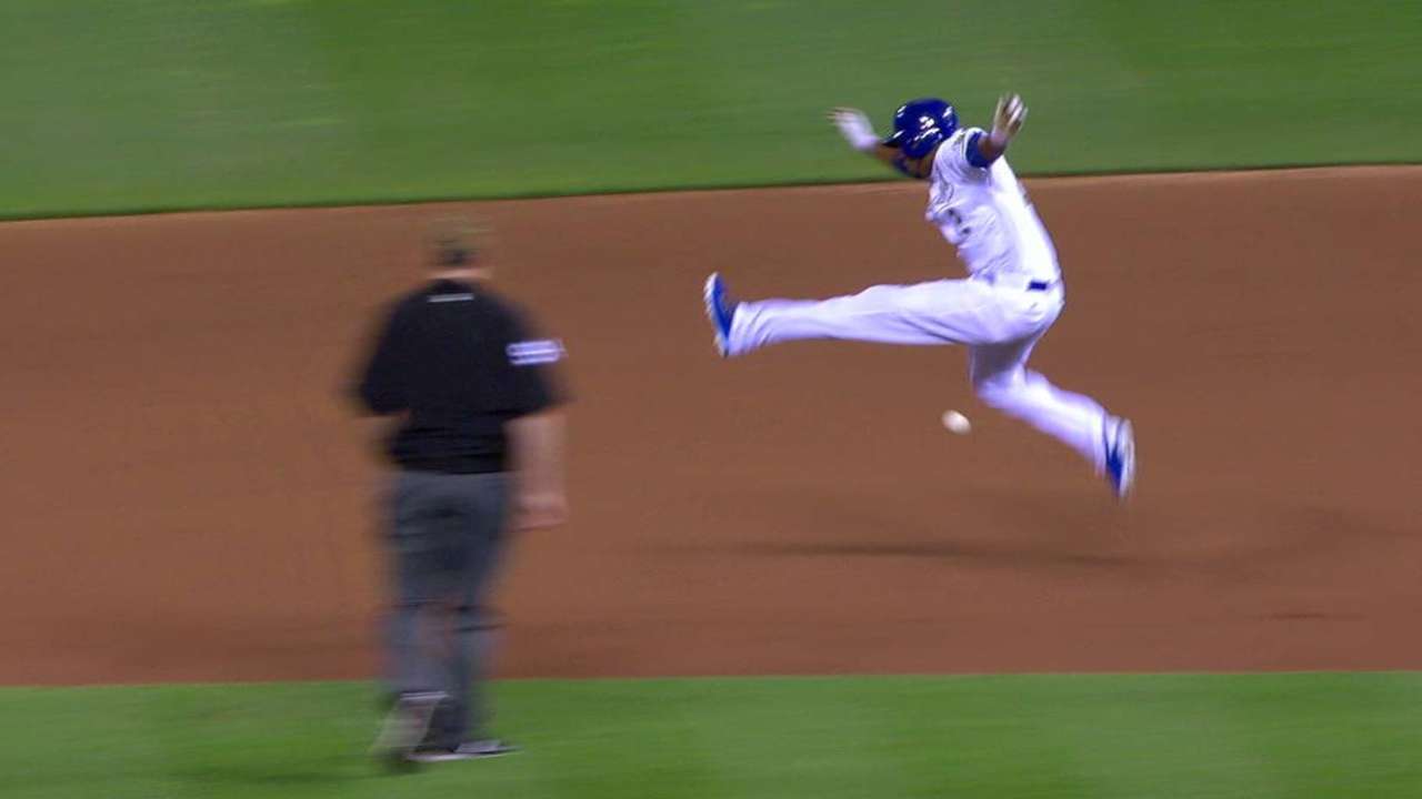 Escobar safe after umpire review
