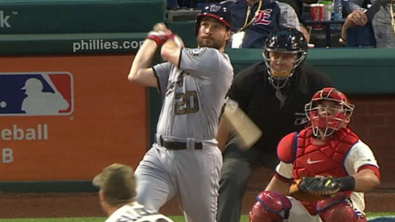 Daniel Murphy exhibe un bateo espectacular en Nacionales