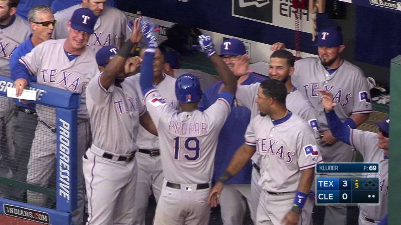Profar's solo homer