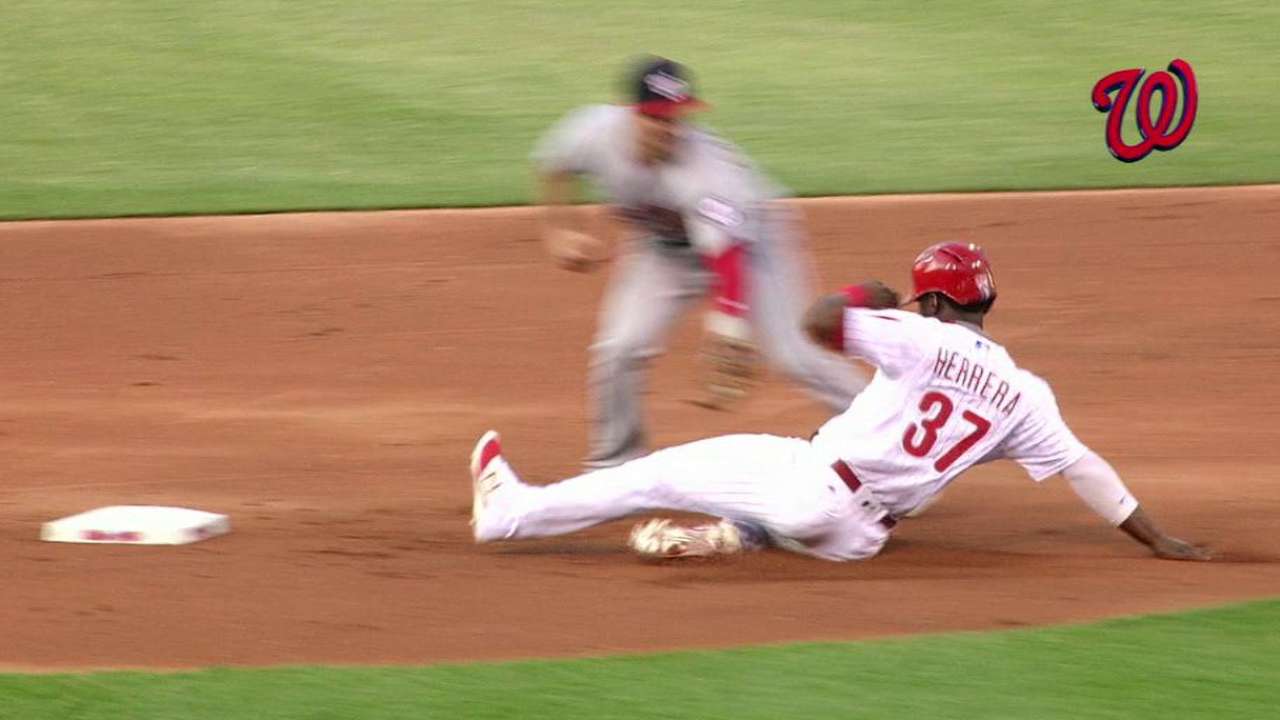 Teams seem to be wary of stealing vs. Nats