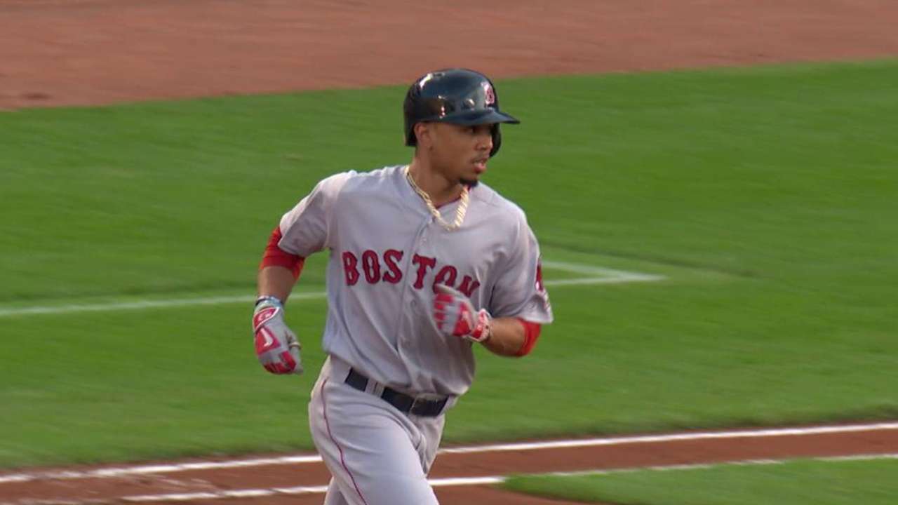Betts' second homer of the game