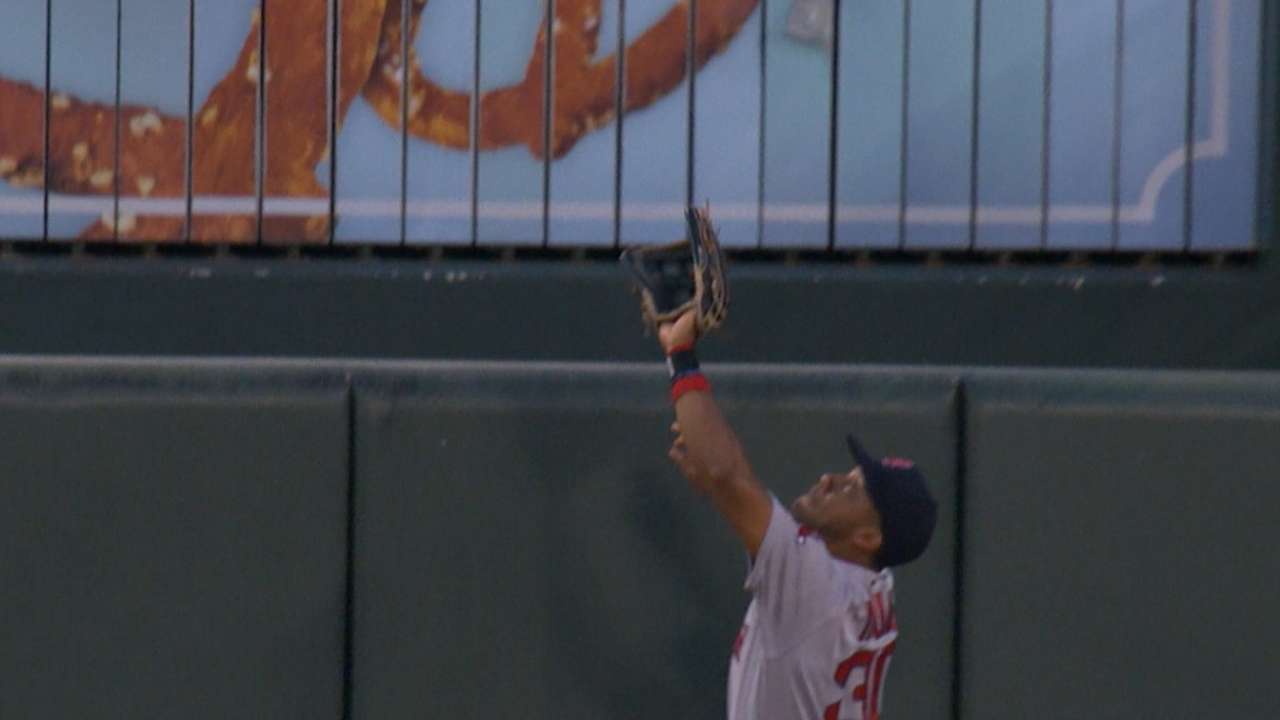 Young robs Machado of homer