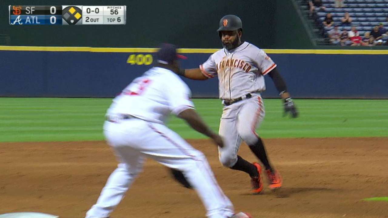Jake Peavy lució y los Gigantes blanquearon a los Bravos