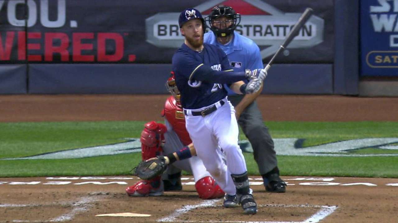 Lucroy's solo homer