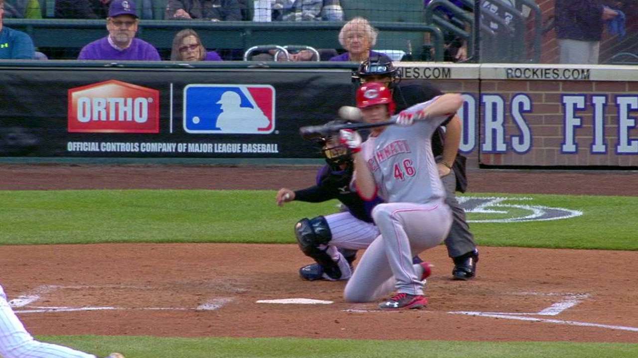 Moscot gets hit by a pitch