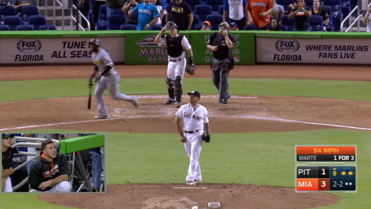 Jose makes Pirates sweat, then sweats it out