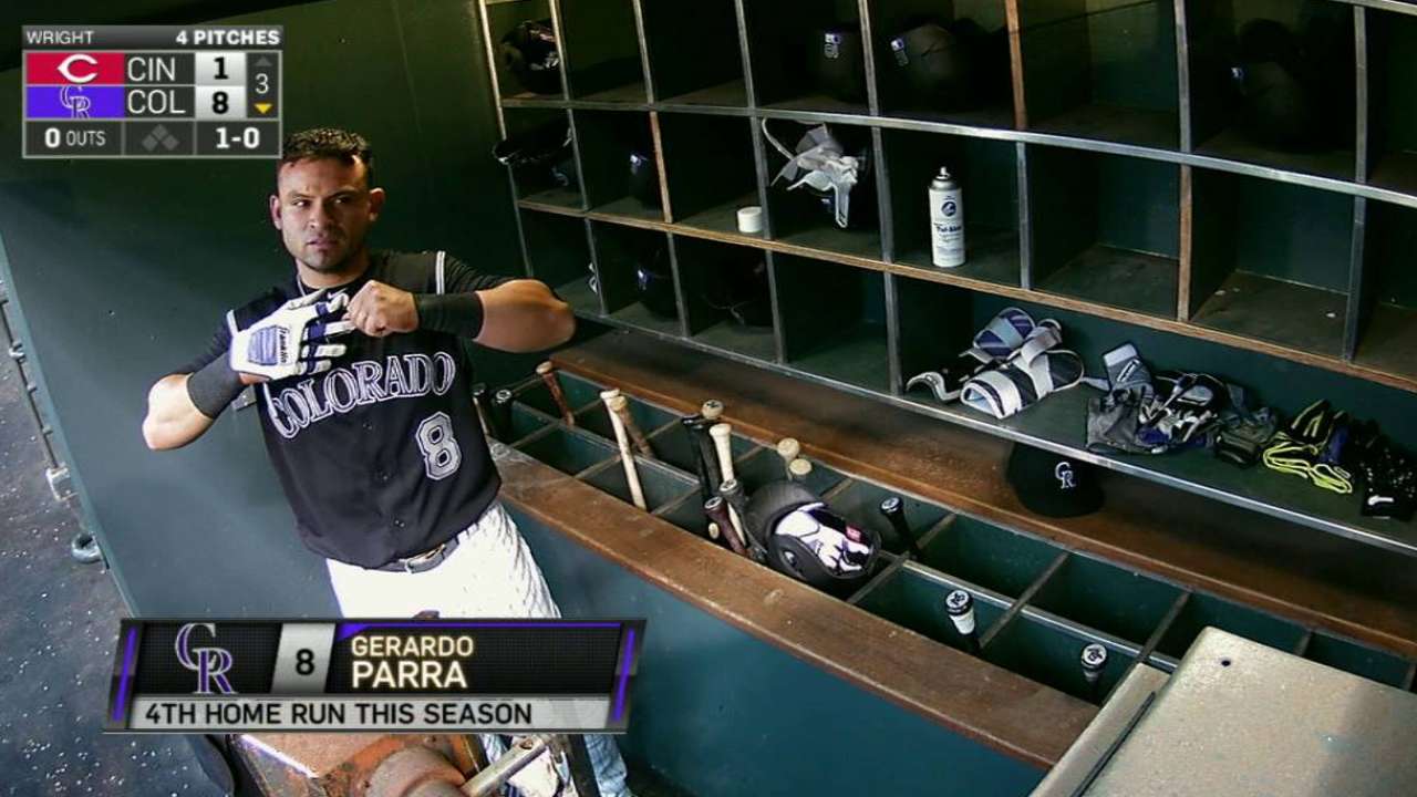 Gerardo Parra confía en que sus números mejorarán pronto