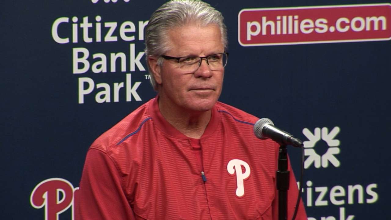 Mackanin on Phillies 5-1 loss