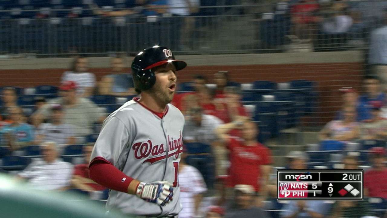 Nationals hit four home runs