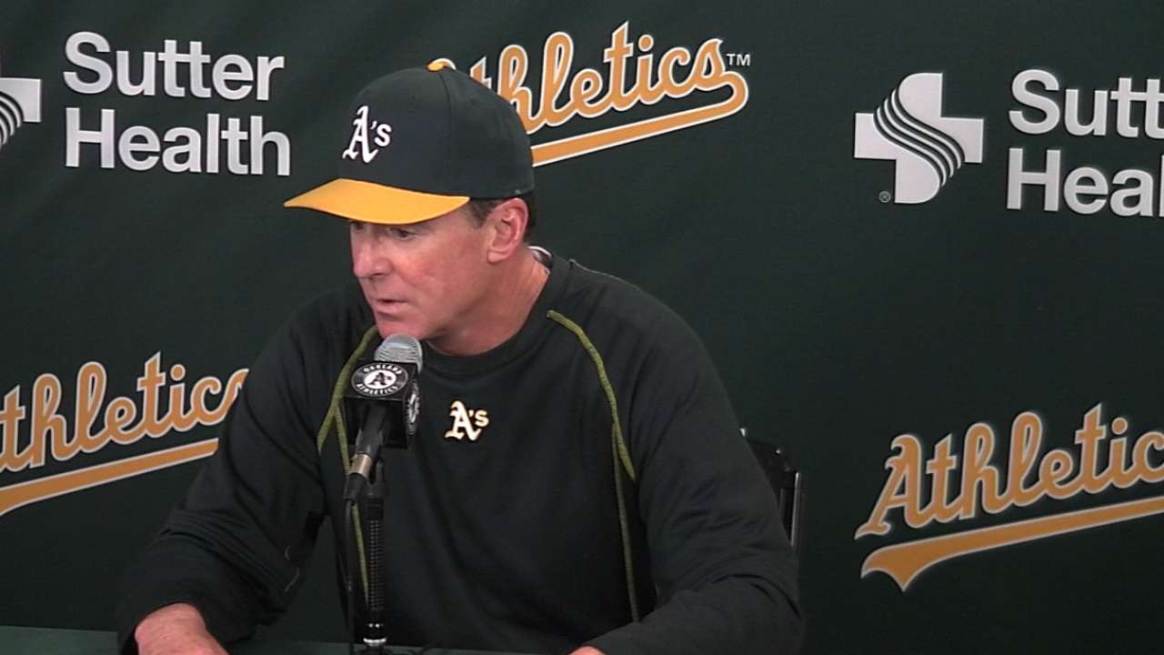 Vogt, Valencia rise up to fill void in A's lineup