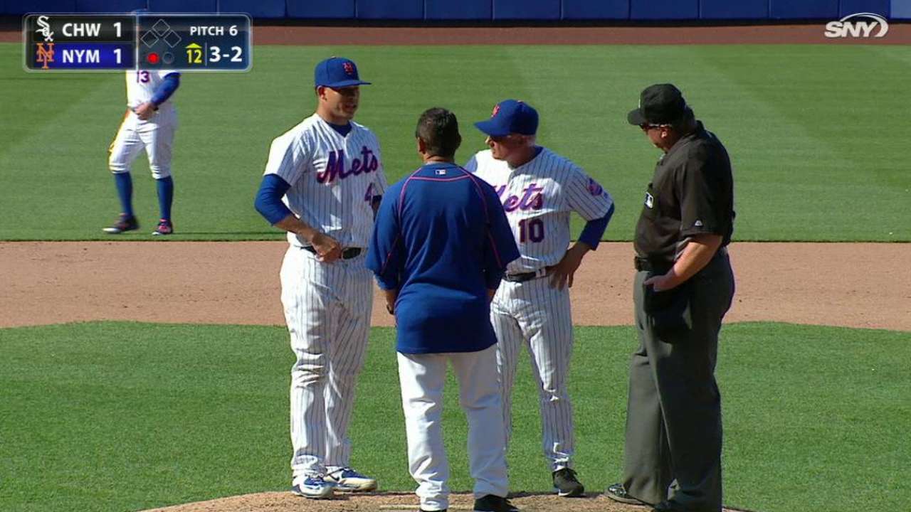 Reliever Robles day to day with ankle sprain