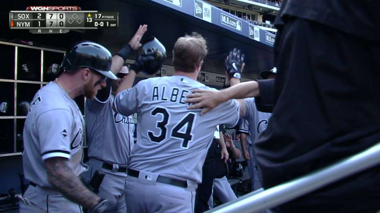 Medias Blancas se impusieron a los Mets en 13 innings