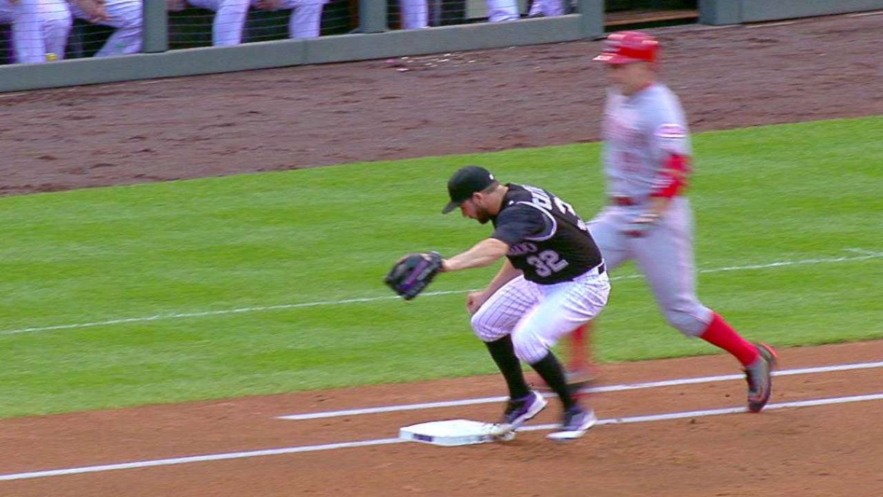 Votto out on review