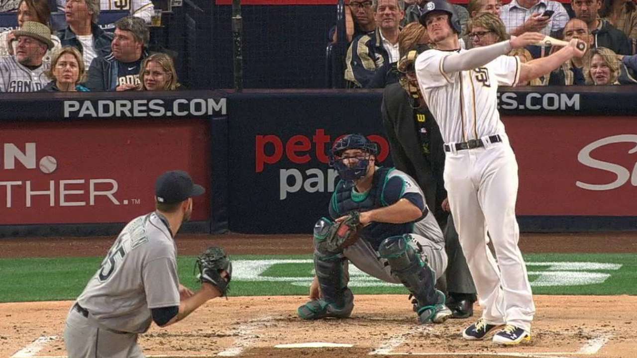 Myers' solo home run