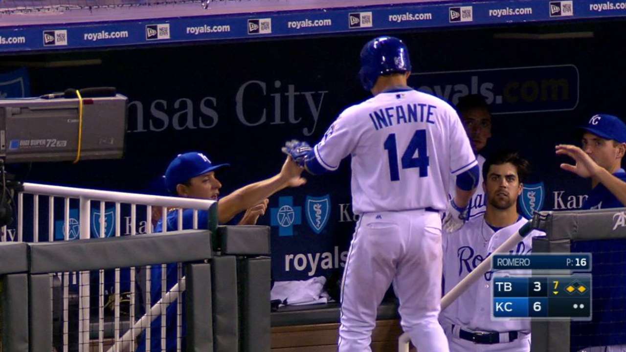 Infante learning to accept backup role