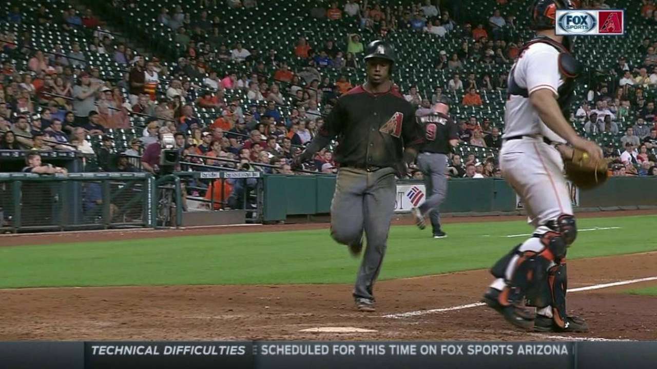 Bourn's RBI double