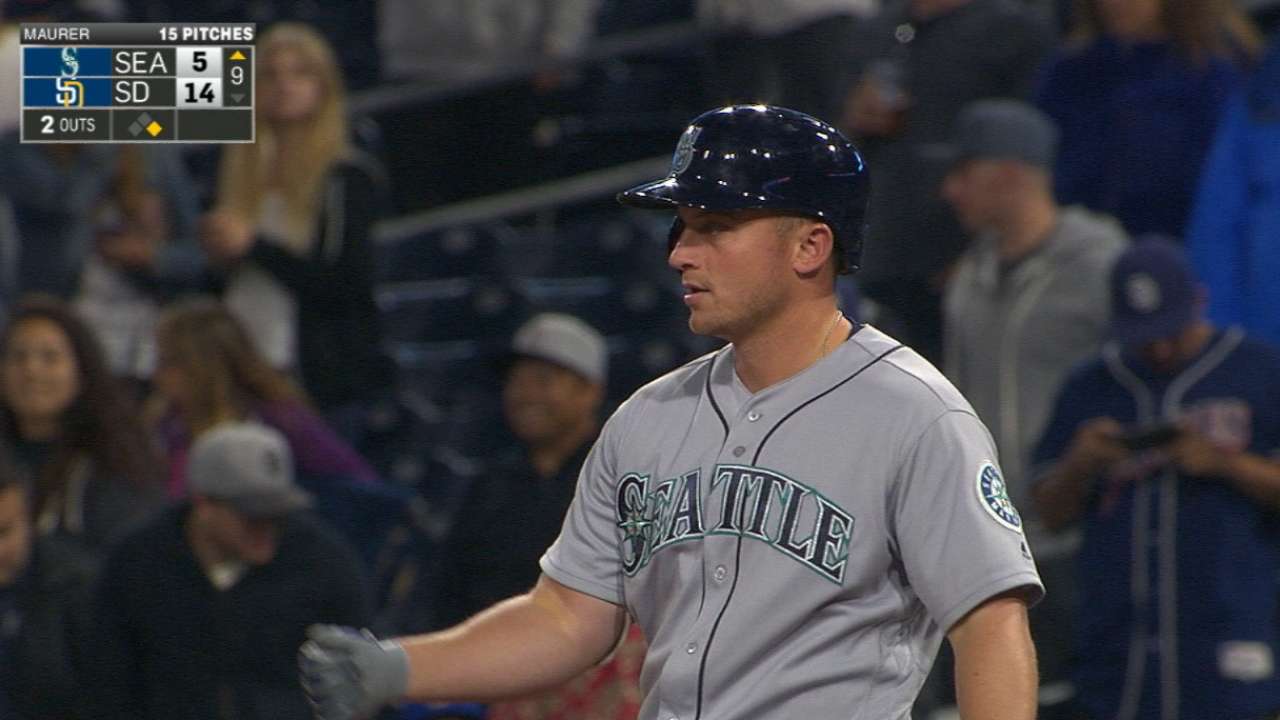 Seager's four-hit game