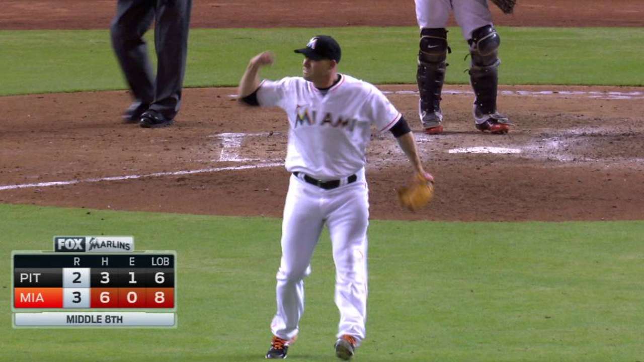 Prado starts inning-ending DP