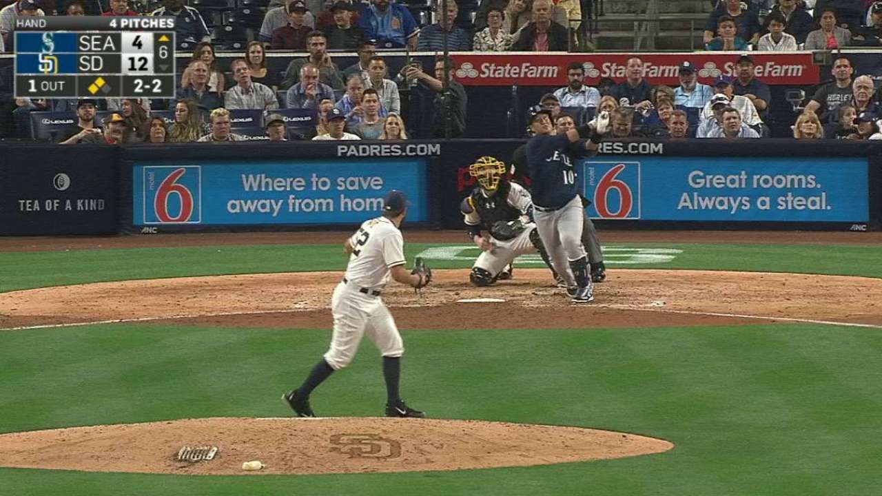 Con rally en la 7ma Seattle remonta y vence a S.D.