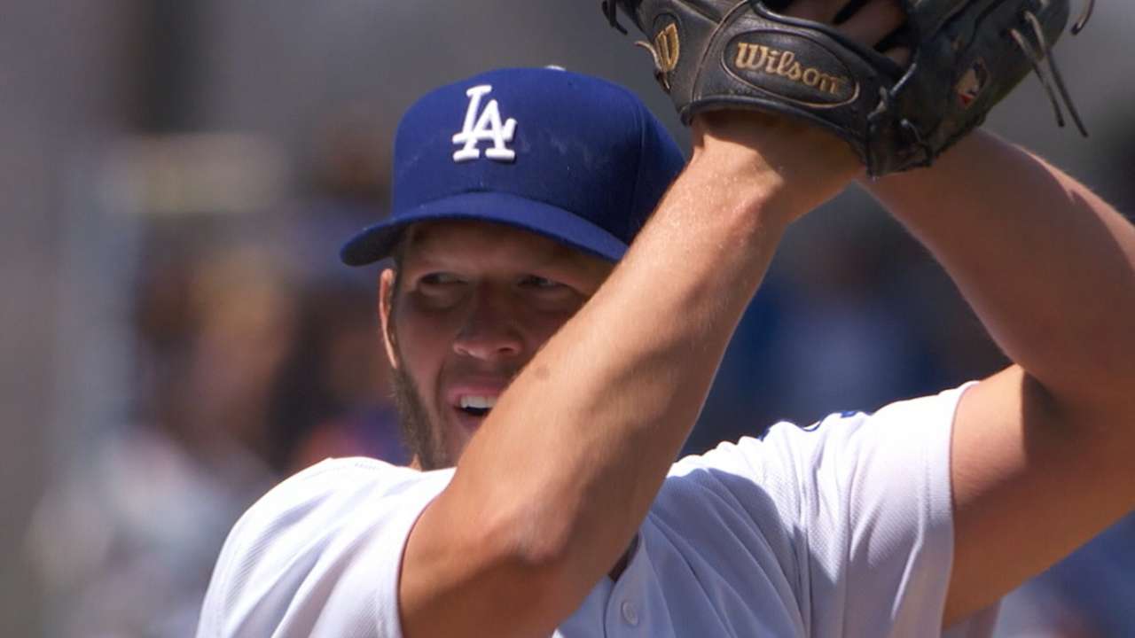 Kershaw tabbed as top NL pitcher for May