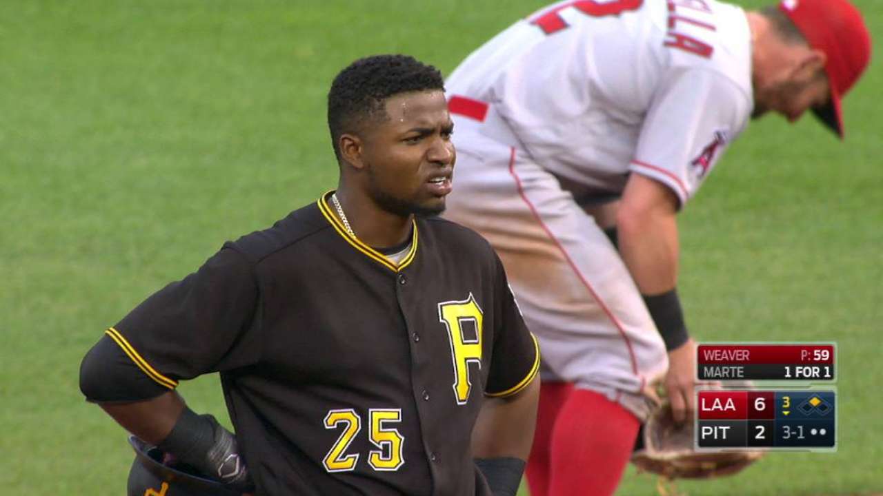 Polanco out after challenge