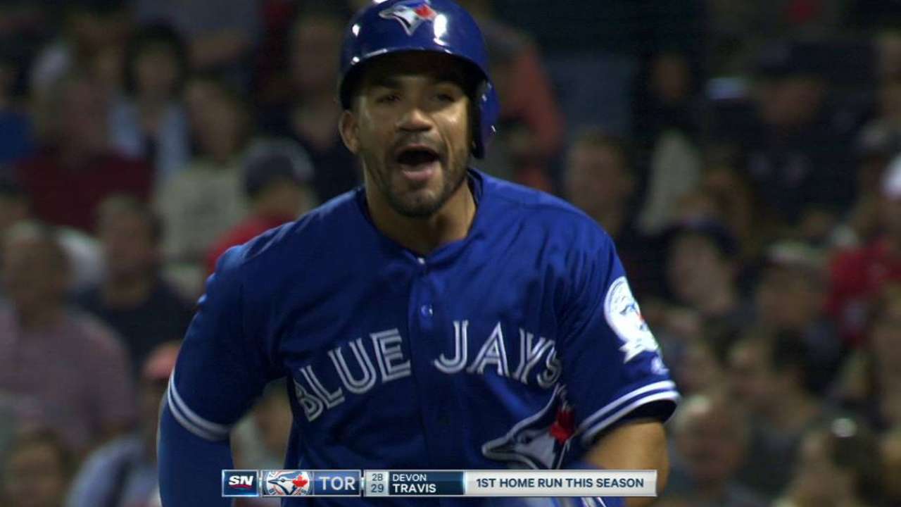 Travis' two-run shot