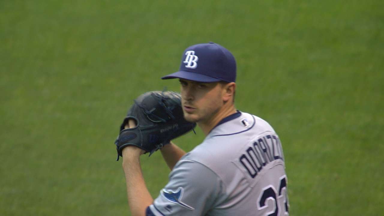 Odorizzi pushes himself in 120-pitch outing
