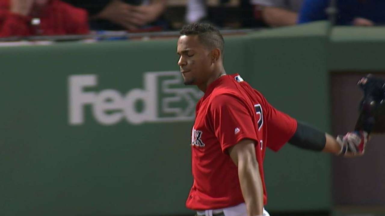 Bogaerts' hit streak ends at 26