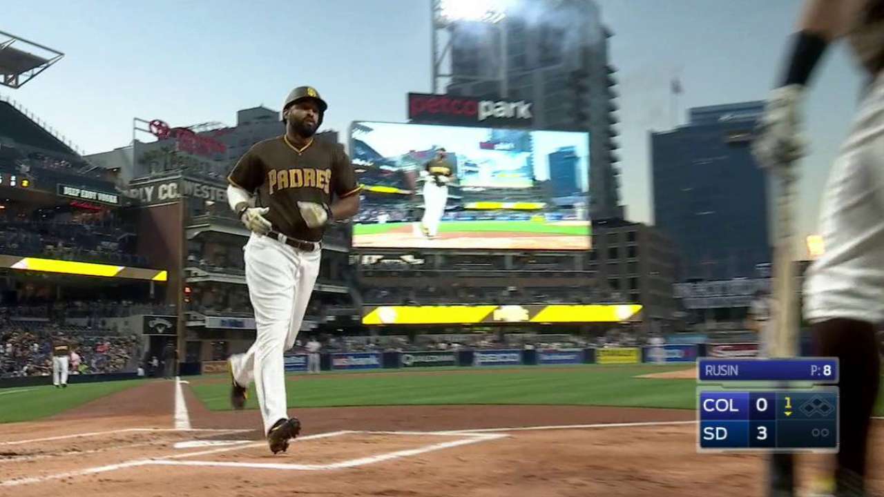 Tablazo de Kemp pone a ganar a S.D. vs. Rockies
