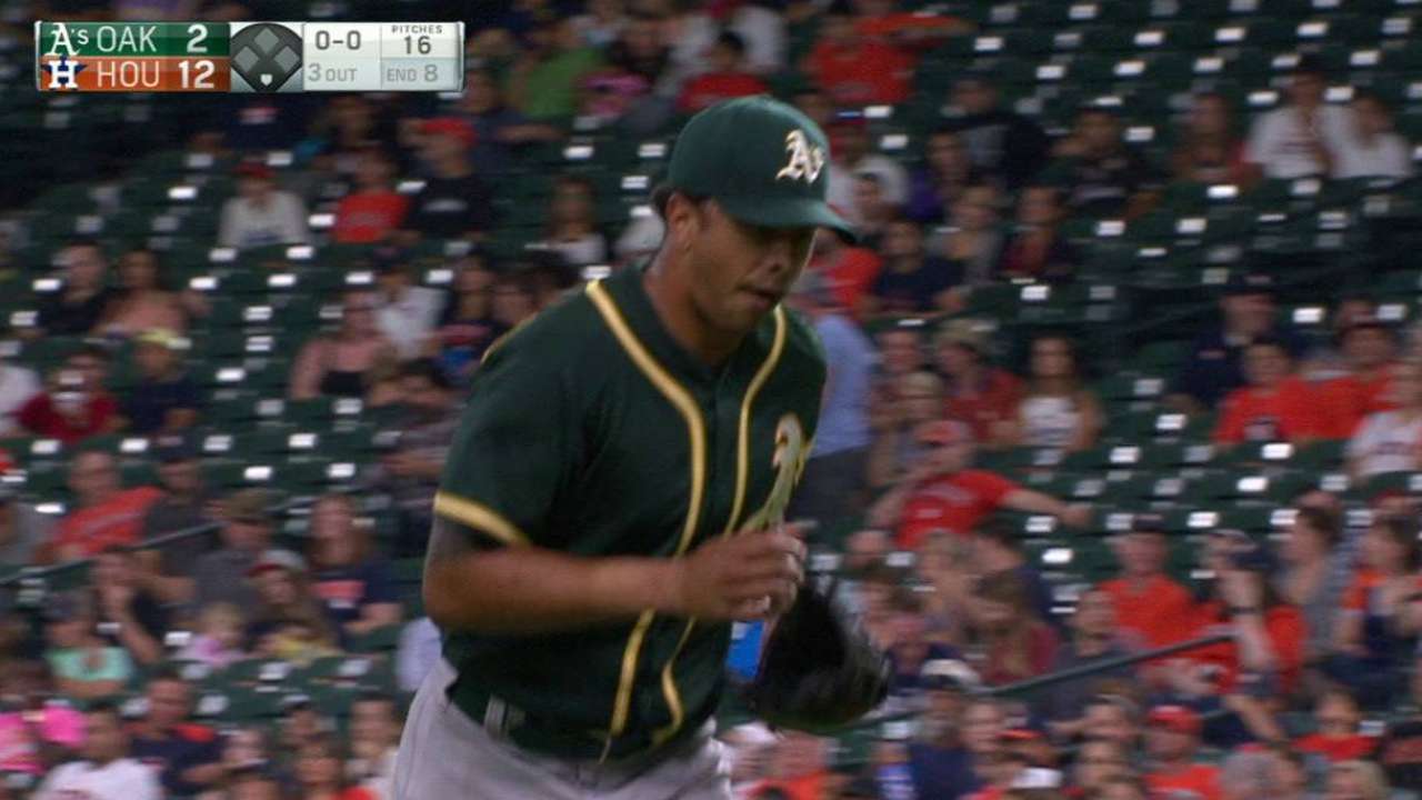 Ladendorf makes mound debut in a pinch