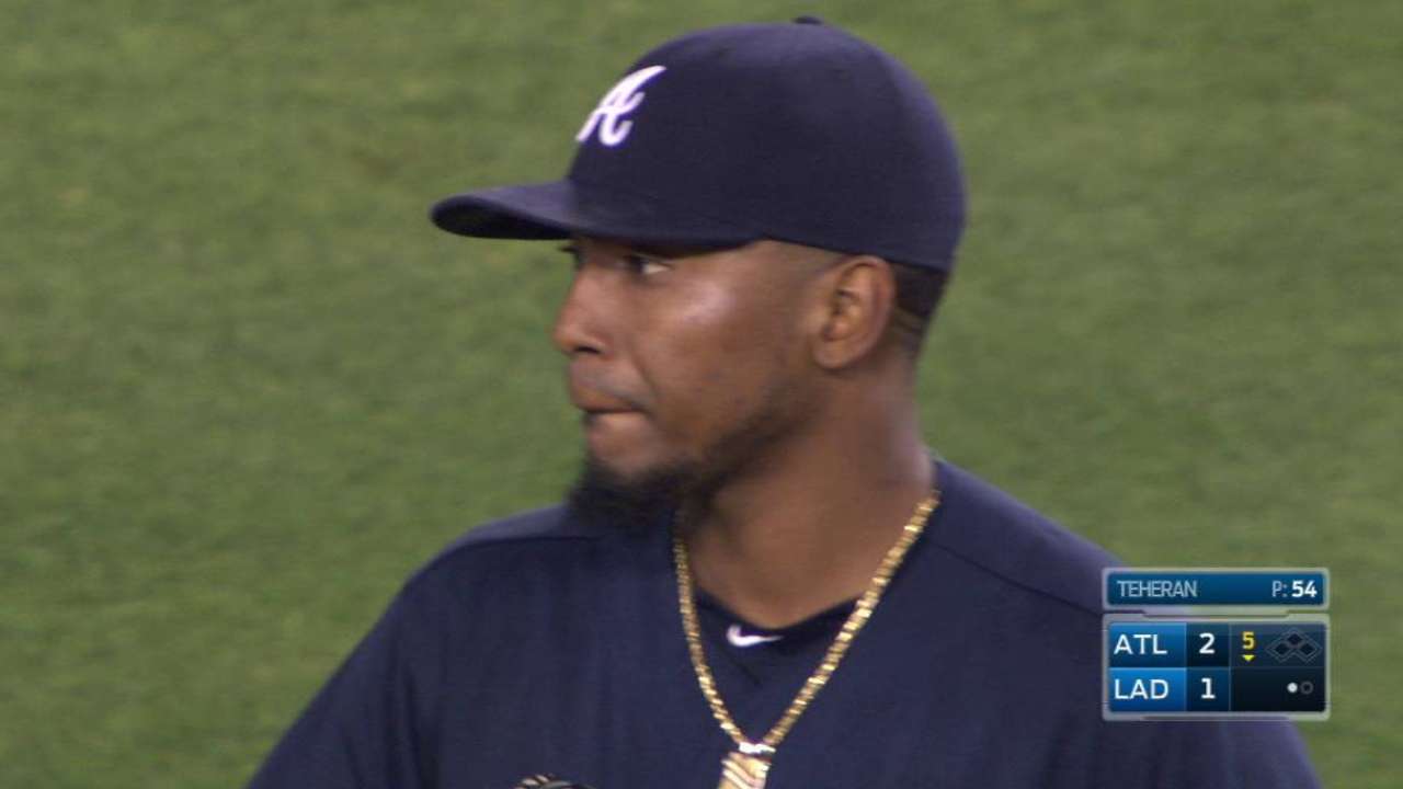 Teheran strikes out Grandal