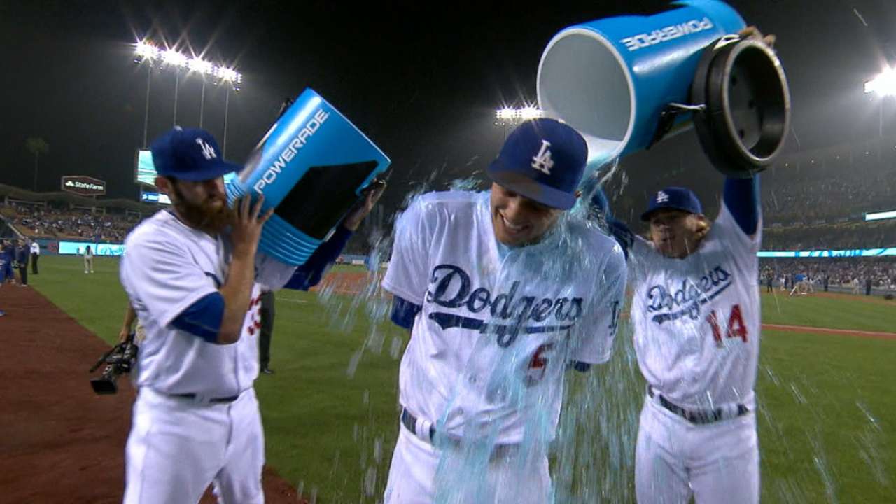 Seager on his historic night