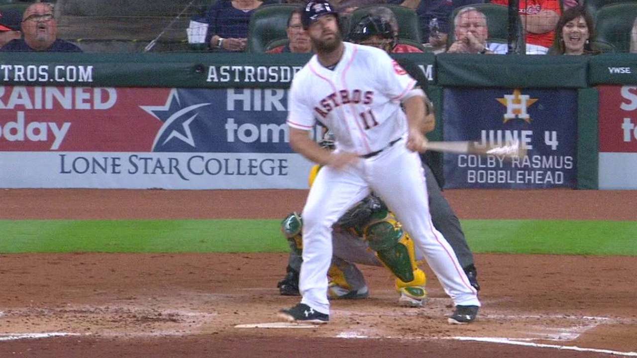 Gattis' two-run homer