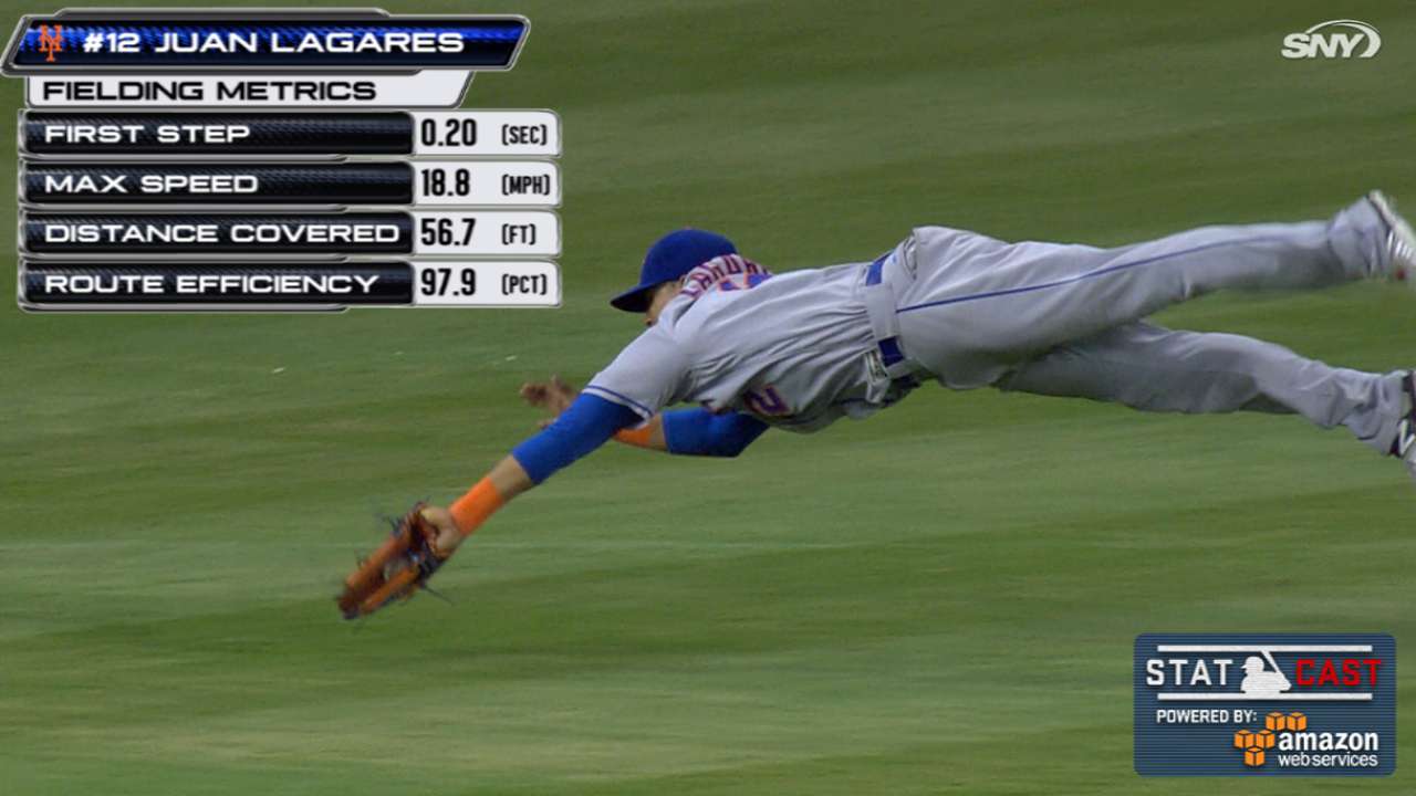 Mets place Lagares on DL with sprained thumb