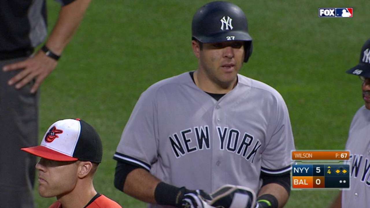 Romine's RBI single