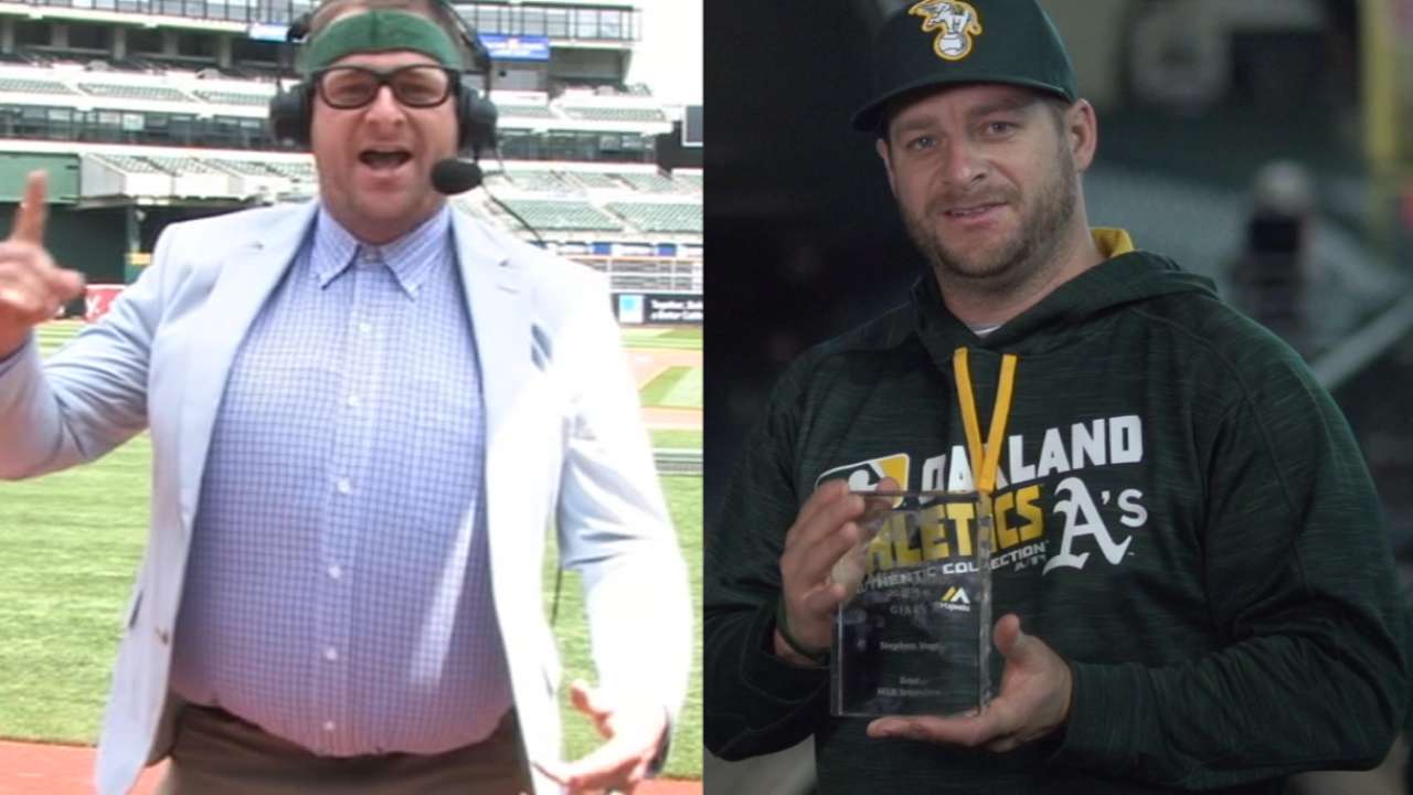 Vogt receives award for Foley impression