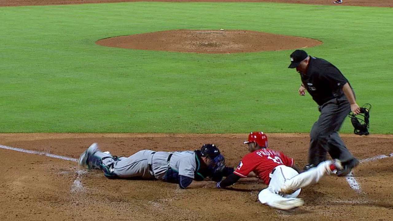 Mariners nab Profar at the plate