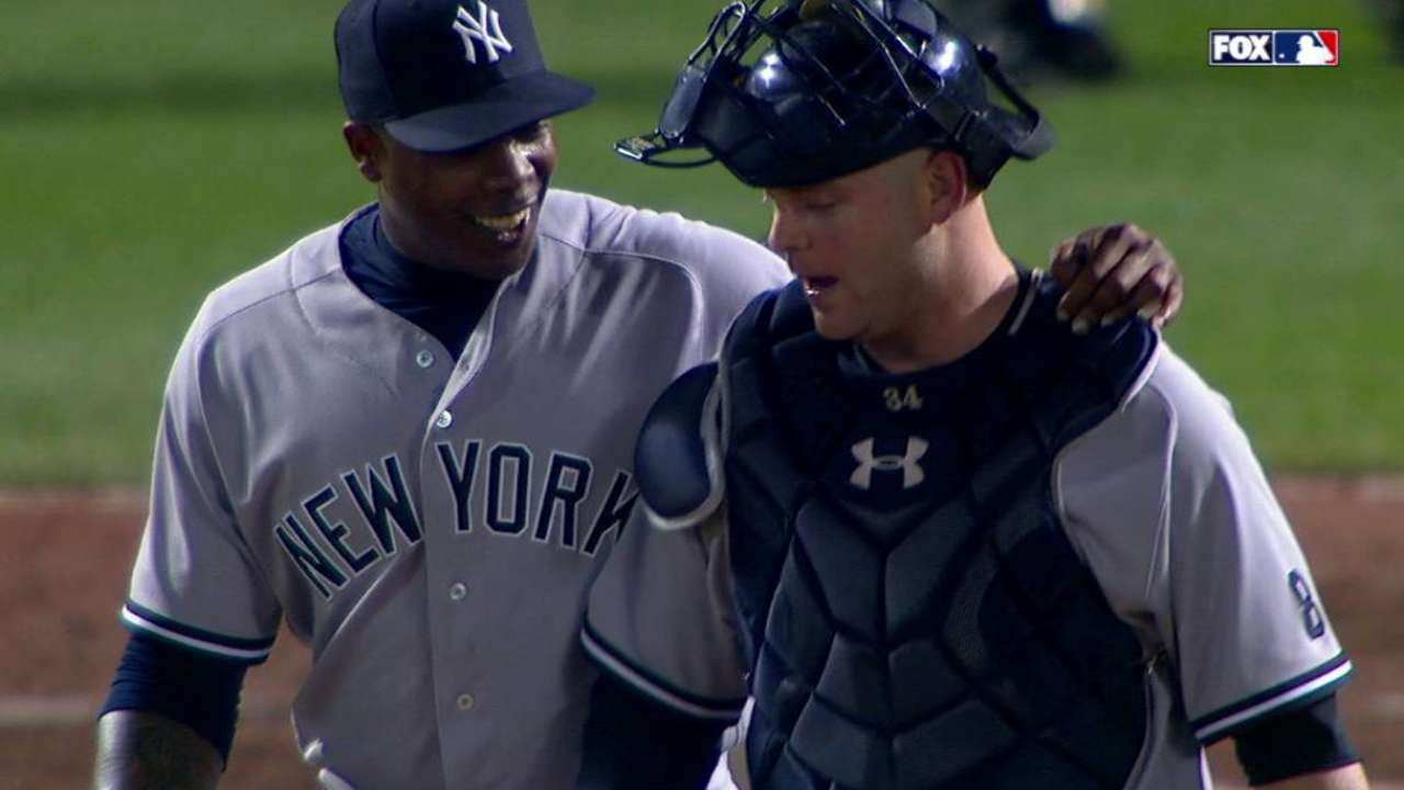 Chapman shuts the door