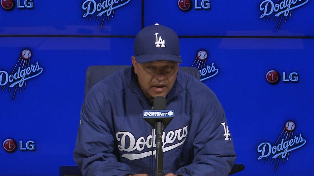 Roberts on win over Braves