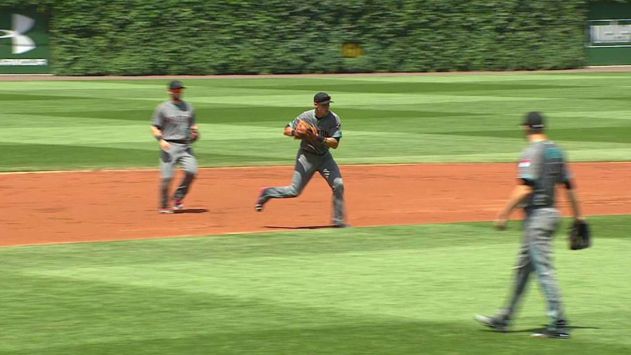 Lamb's impressive play at third
