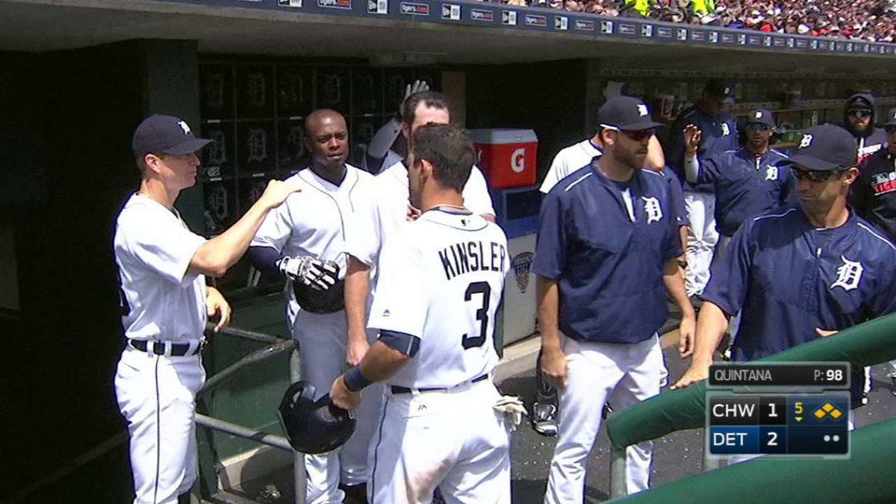 Martinez's walk drives in run