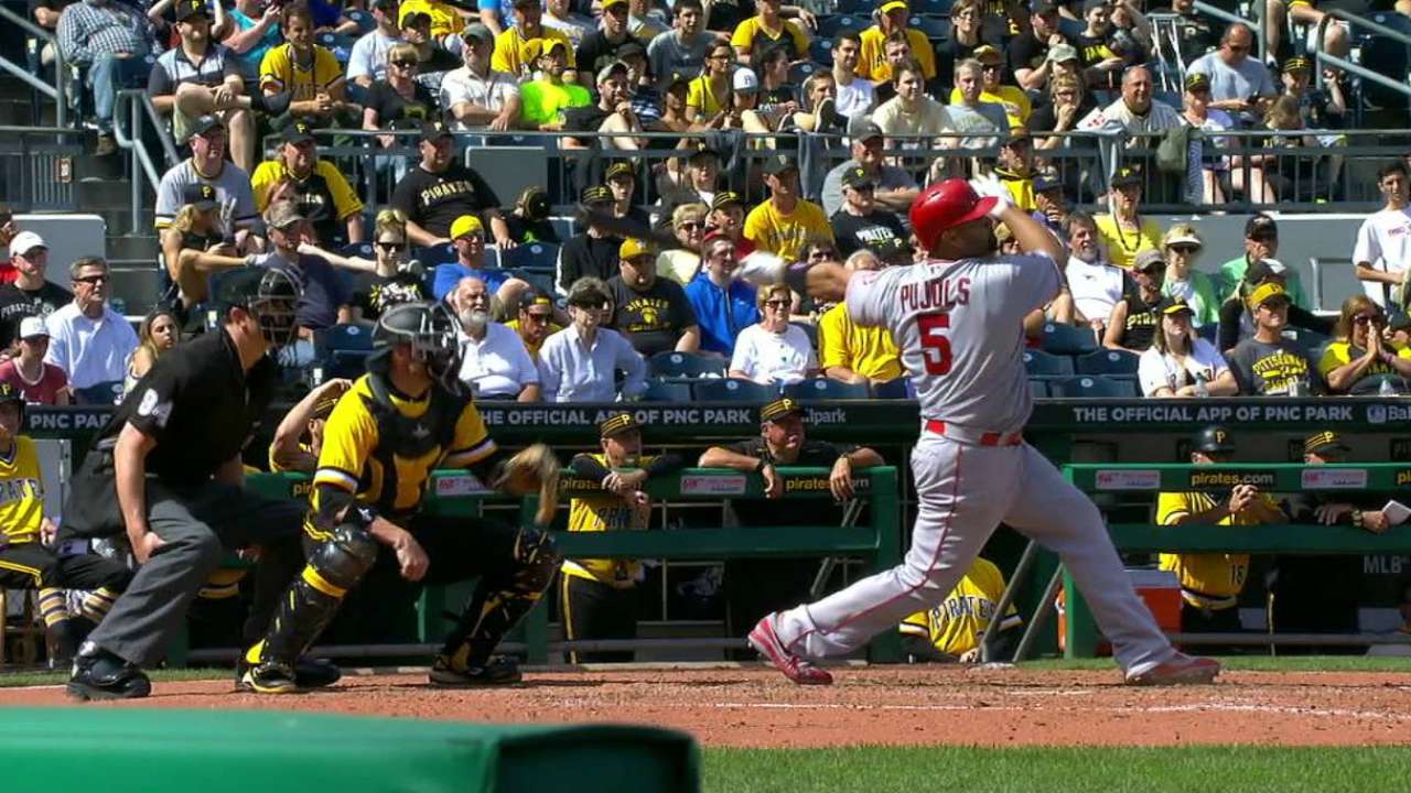 Pujols define triunfo de Angelinos sobre Piratas con jonrón