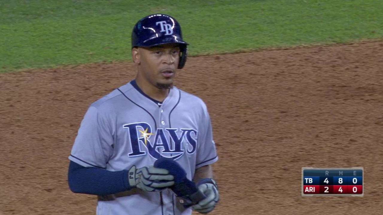 Jennings' ground-rule RBI double