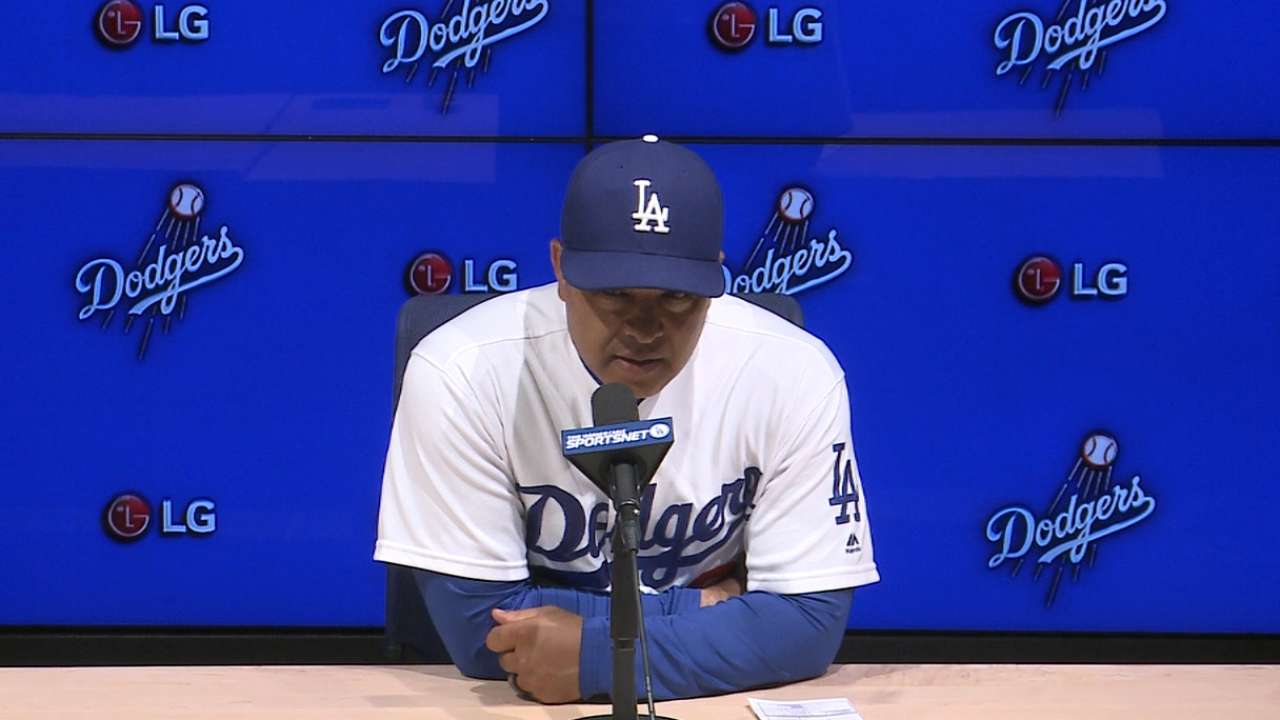 Roberts on 6-1 loss to Rockies