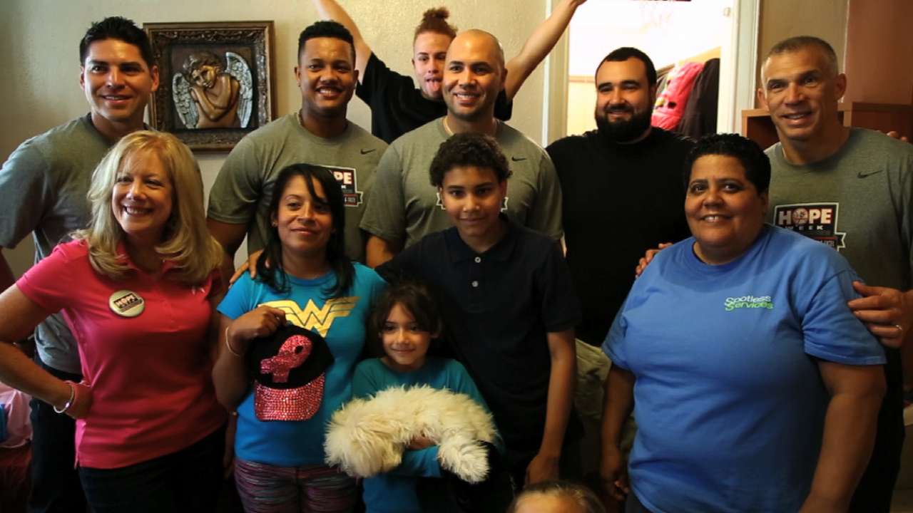 Clean sweep: Yanks help out special charity