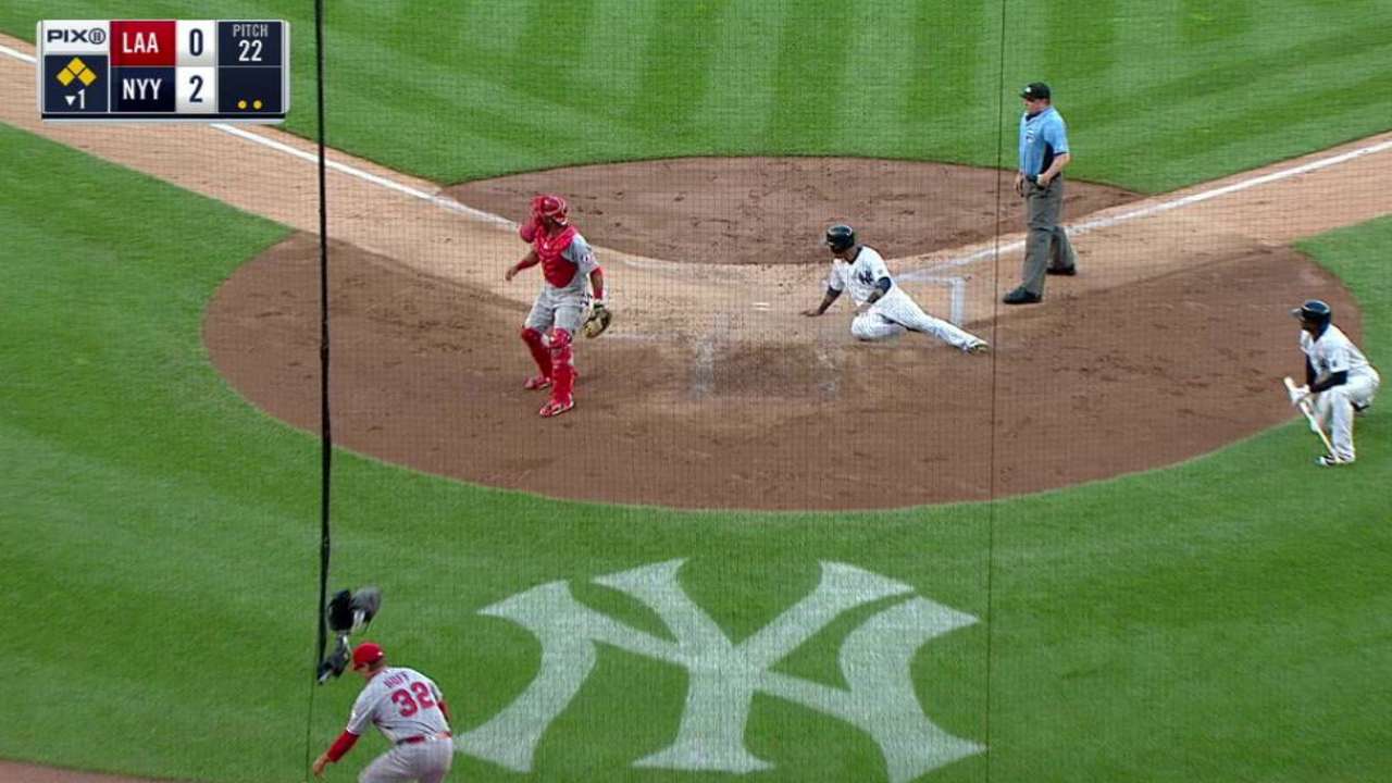 Romine's RBI single